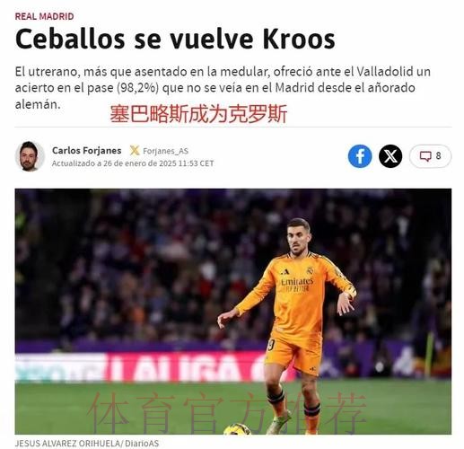 TA:塞巴略斯拒绝加盟马竞 他只考虑与皇马续约